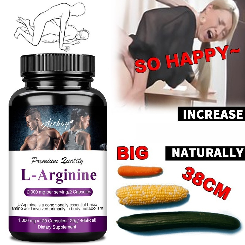 Pre Workout Supplement - Cápsulas de L-Arginina para Homens Suplemento