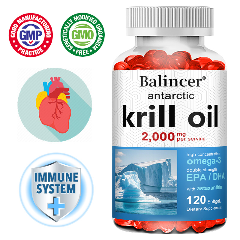 Krill Oil Supplement - Suplemento de Óleo de Krill Antártico