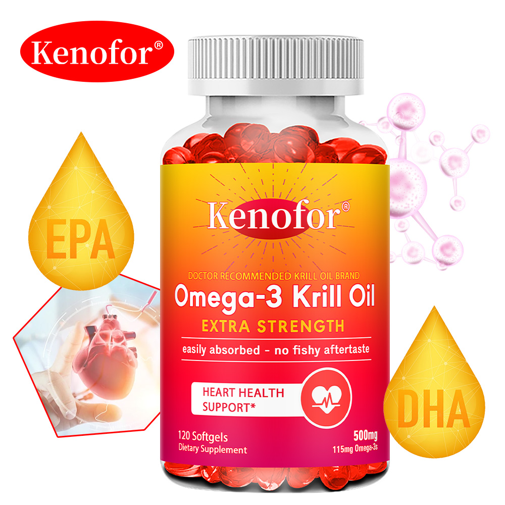 Óleo de krill antártico 500mg  - Krill Oil Supplement avaliação e preço
