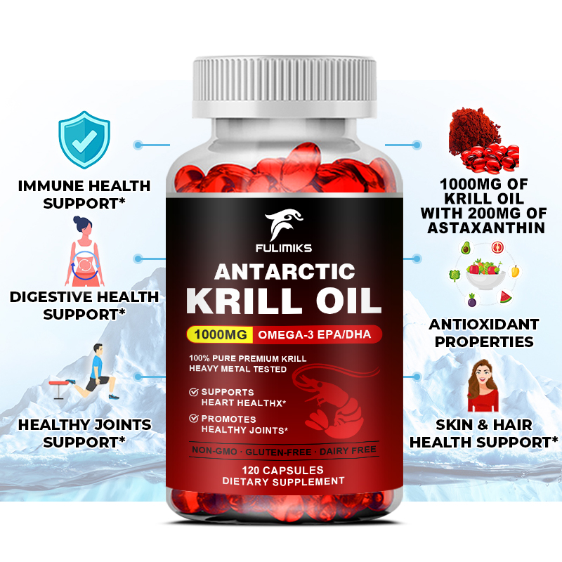 Suplemento de Óleo de Krill Na - Krill Oil Supplement avaliação e preço