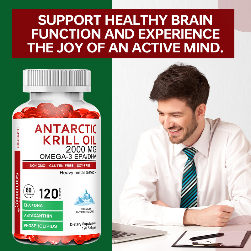Cápsulas de óleo de krill antá - Krill Oil Supplement avaliação e preço