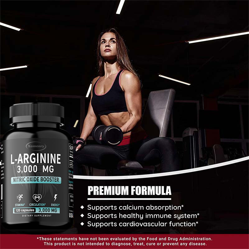 Suplemento de cápsulas L-Argin - Pre Workout Supplement avaliação e preço