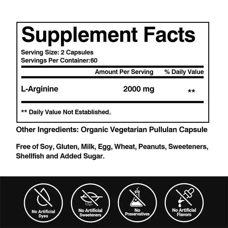 Cápsulas de L-Arginina - Apoia - Pre Workout Supplement avaliação e preço