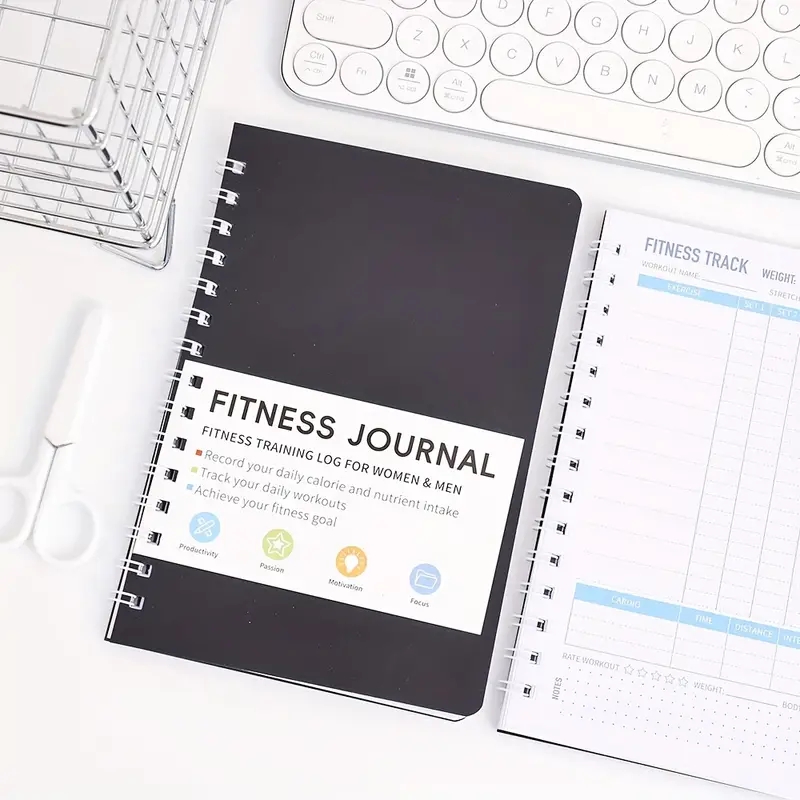 Caderno de Exercícios e Nutriç - Fitness Nutrition Journal avaliação e preço
