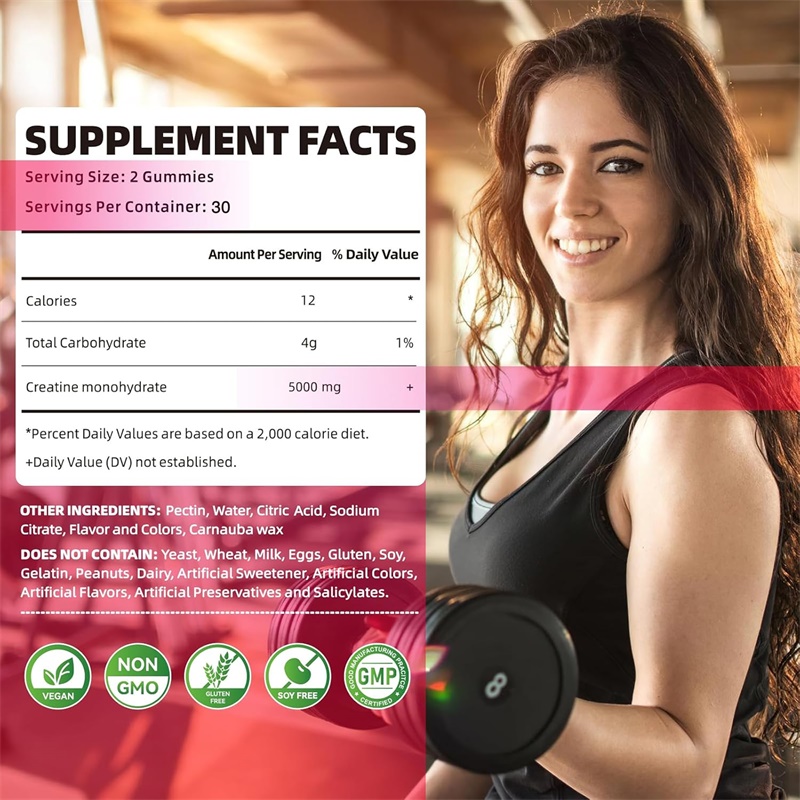 Gomas de Creatina Monohidratad - Pre Workout Supplement avaliação e preço