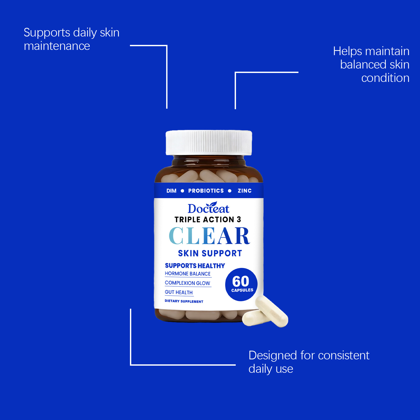Cápsulas de Suporte à Pele Cla - Nutrition Zinc avaliação e preço