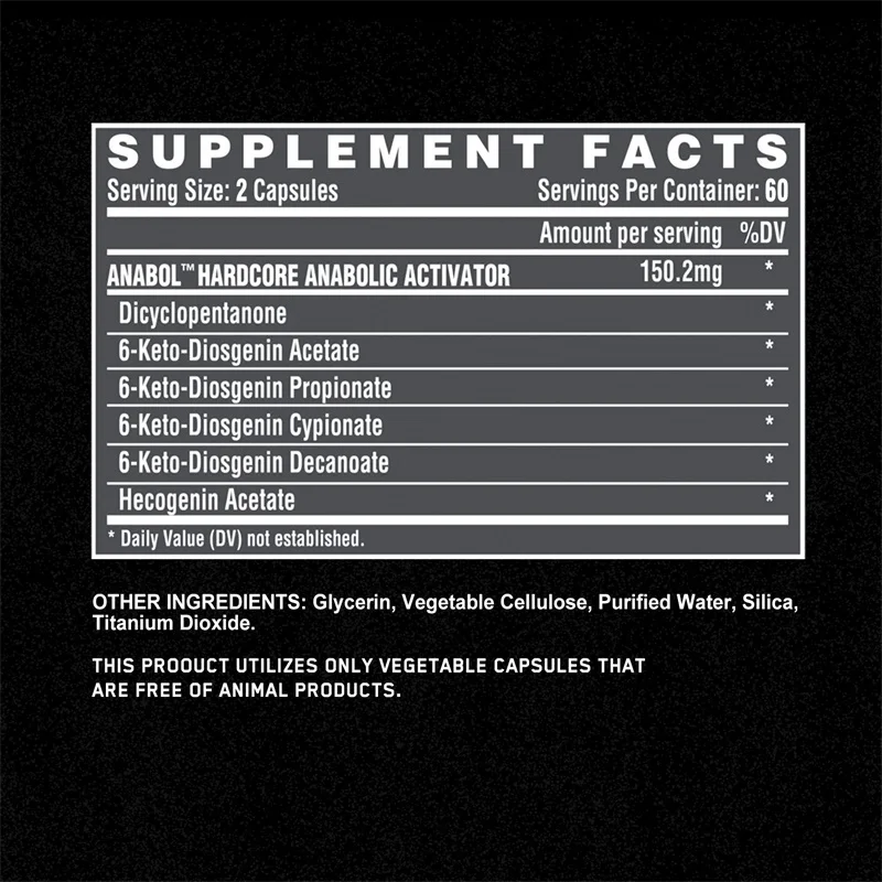 Suplemento Anabol Hardcore - A - Pre Workout Supplement avaliação e preço